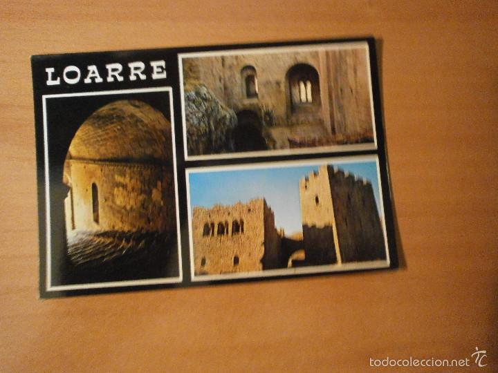 Postales: POSTAL ALTO ARAGON LOARRE INTERIOR DEL CASTILLO ROMANICO SIGLOXI Y XII SIN CIRCULAR