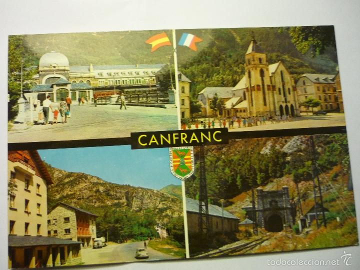 Postales: `POSTAL CANFRANC VARIAS VISTAS-CIRCULADA-cm