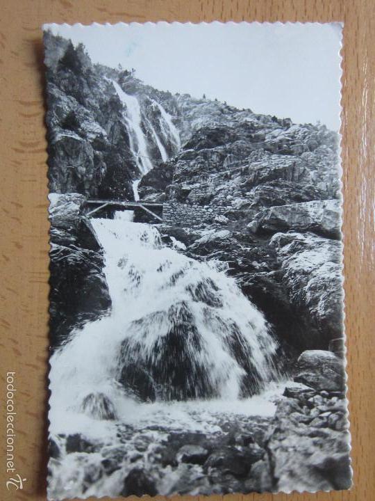 Postales: BALNEARIO DE PANTICOSA CASCADA DE LAS ARGUALAS EDICIONES SICILIA N&ordm;3.