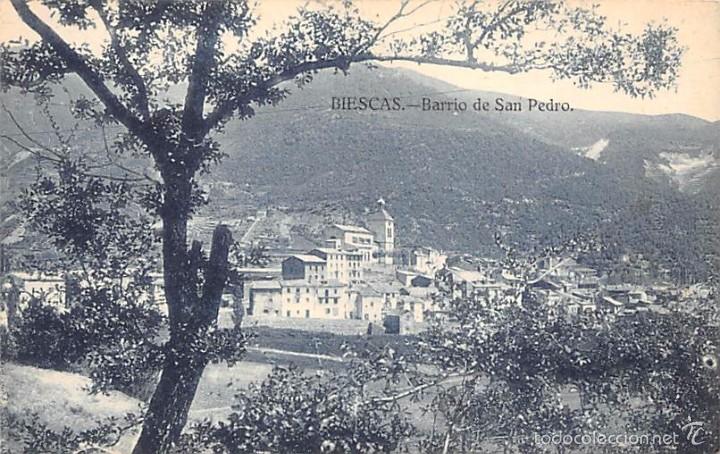 Postales: BIESCAS (HUESCA).- BARRIO DE SAN PEDRO. - Foto 1