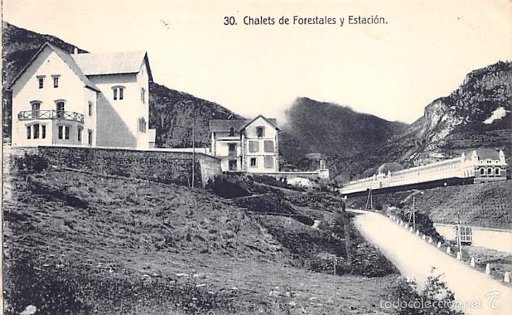 Cartoline: CHALETS DE FORESTALES Y ESTACI&Oacute;N.