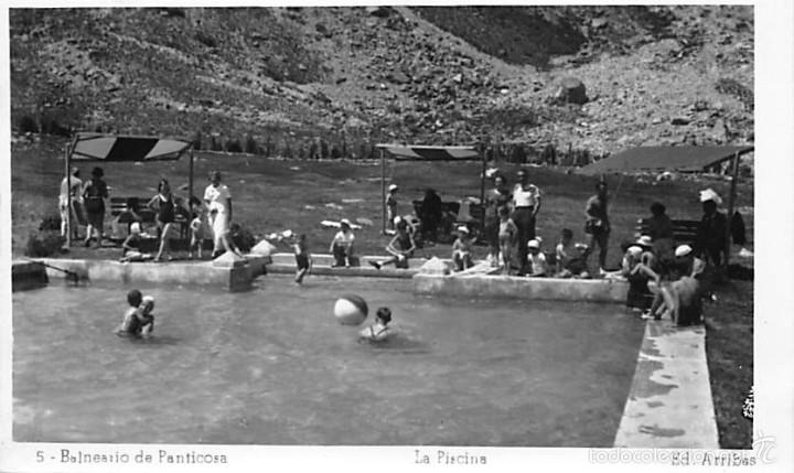 Postales: BALNEARIO DE PANTICOSA (HUESCA).- LA PISCINA