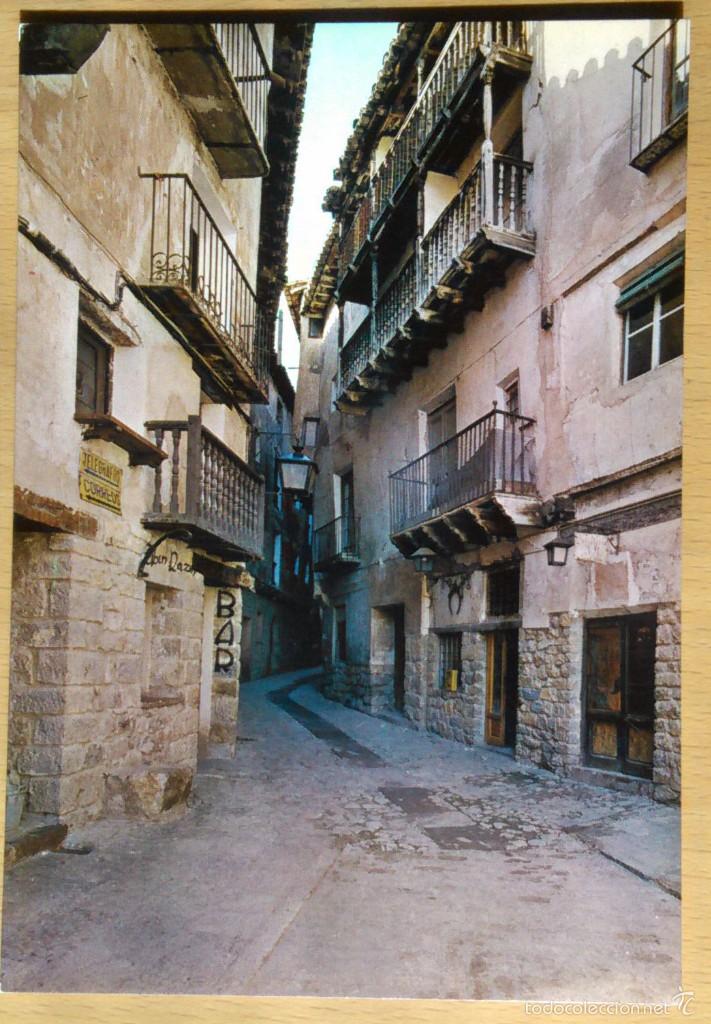 Postales: ALBARRACIN - CALLE DEL PORTAL DE MOLINA