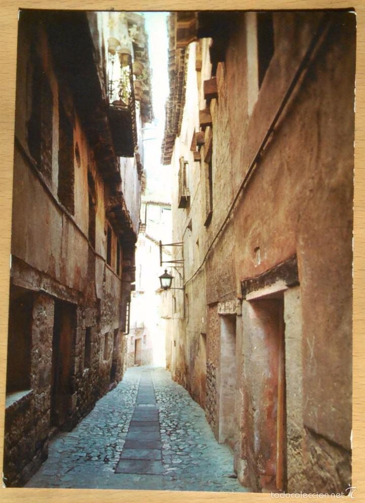 Postales: ALBARRACIN - CALLE AZAGRA