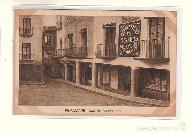 Cartoline: BENABARRE (HUESCA).- CALLE DE TEODORO RIOS