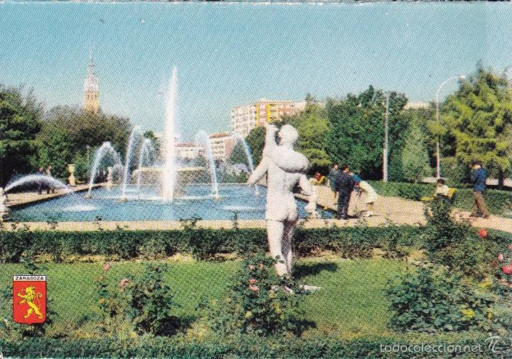 Postales: 11 Zaragoza Parque primo de Rivera (sin circular) - Foto 1