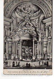 Postkarten: ANTIGUA POSTAL ZARAGOZAVISTA EXTERIOR DE LA CAPILLA DE NTRA SRA DEL PILAR