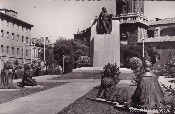 Postales: Zaragoza Monumento a Goya (escrita) - Foto 1