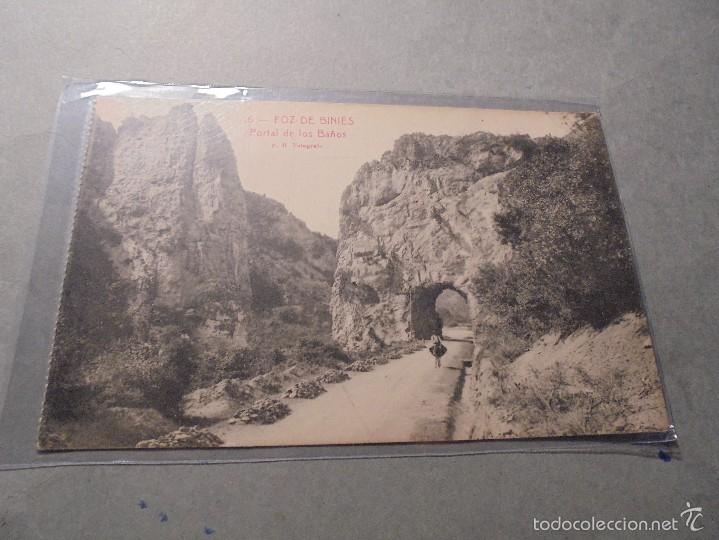 Cartoline: 6 - FOZ DE BINI&Eacute;S PORTAL DE LOS BA&Ntilde;OS - H.H. FOTOGRAFO 14X9 CM.