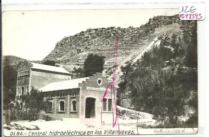 Postcards: (PS-48595)POSTAL FOTOGRAFICA DE OLBA-CENTRAL HIDROELECTRICA EN LOS VILLANUEVAS
