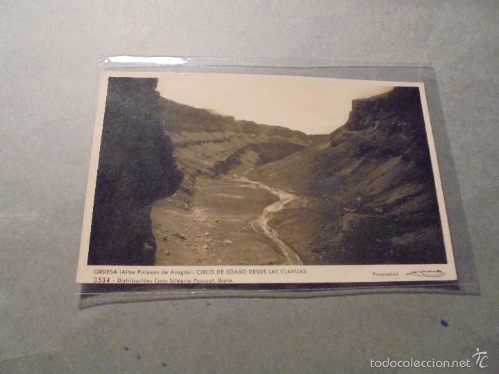 Cartoline: ORDESA ( ALTO PIRINEO DE ARAGON ) 3534 CIRCO DE SOASO DESDE LAS CLAVIJAS - ZERKOWITZ - 14X9 CM.