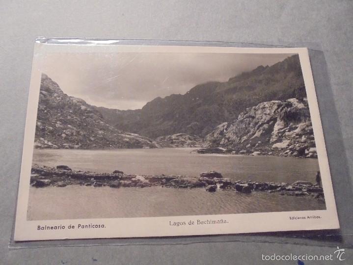 Postais: BALNEARIO DE PANTICOSA - LAGOS DE BACHIMA&Ntilde;A . EDC. ARRIBAS - 14X9 CM.