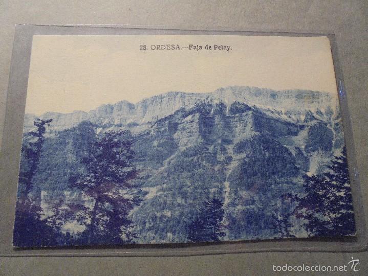 Postais: 28 - ORDESA - FAJA DE PELAY - EDT. SILVERIO PASCUAL - 14X9 CM.