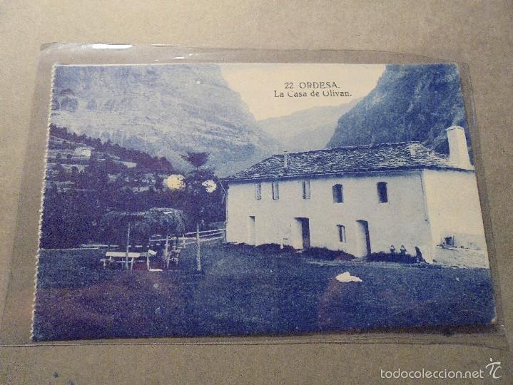 Postkarten: 22 .- ORDESA LA CASA DE OLIVAN - EDT. SILVERIO PASCUAL . 14X9 CM.