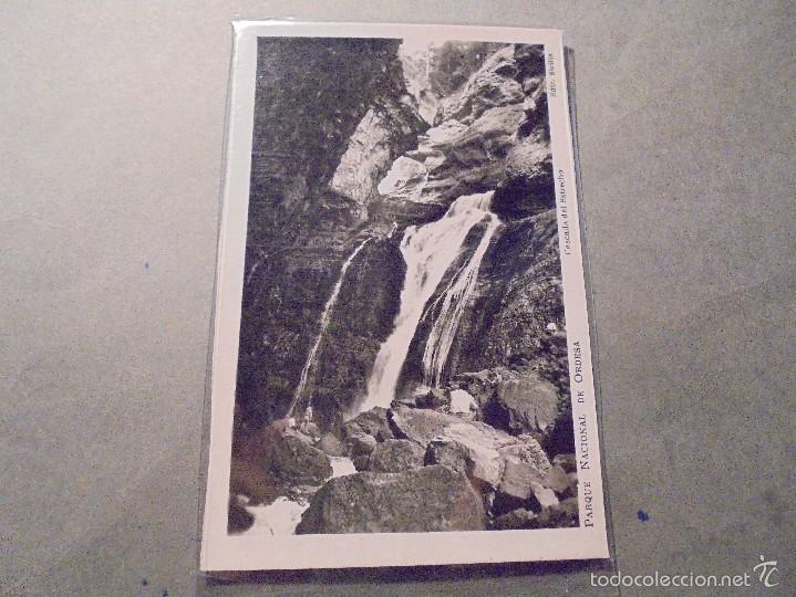 Postkarten: PARQUE NACIONAL DE ORDESA - CASCADA DEL ESTRECHO - EDC. SICILIA - 14X9 CM.