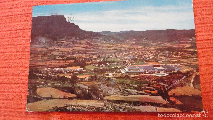 Postales: ANTIGUA POSTAL.JACA.PIRINEO ARAGONES.VISTA GENERAL Y PE&Ntilde;A OROEL.SICILIA.528.A&Ntilde;OS 60