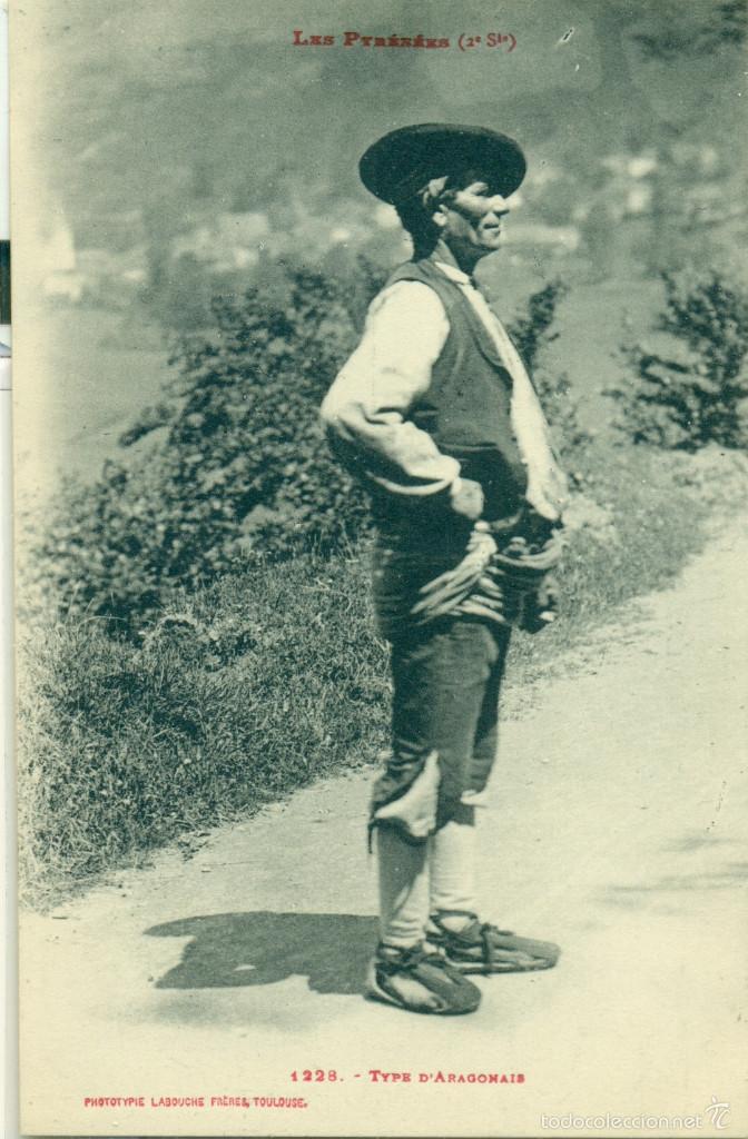 Postkarten: TIPO ARAGON&Eacute;S DE LA ALTA MONTA&Ntilde;A. PIRINEOS. HACIA 1905. POSTAL FRANCESA.