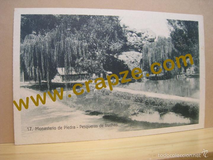 Postkarten: MONASTERIO DE PIEDRA: PESQUERAS DE TRUCHAS - M. BOROBIO - POSTAL ORIGINAL