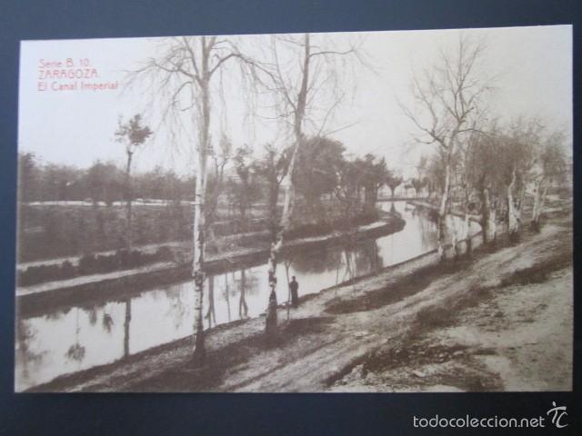Postales: POSTAL ZARAGOZA. EL CANAL IMPERIAL. - Foto 1