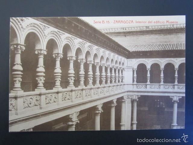 Postales: POSTAL ZARAGOZA. INTERIOR DEL EDIFICIO MUSEOS. - Foto 1