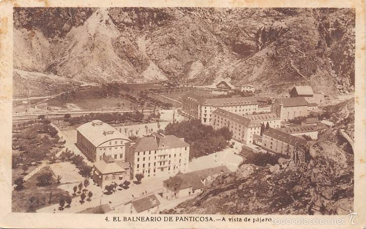 Postales: EL BALNEARIO DE PANTICOSA.- A VISTA DE P&Aacute;JARO