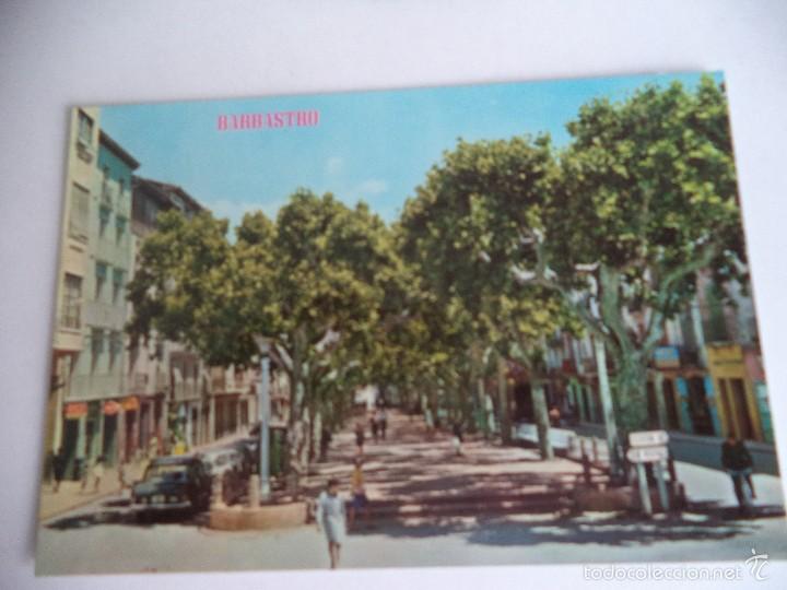 Postales: Postal de Barbastro.-Paseo del Generalisimo