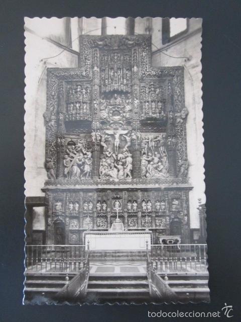 Postales: POSTAL HUESCA. CATEDRAL. ALTAR MAYOR. - Foto 1