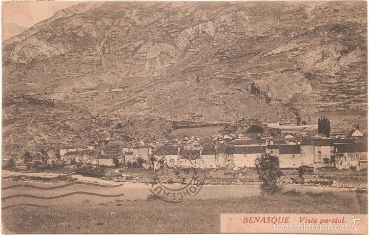 Postales: BENASQUE HUESCA VISTA PARCIAL 1925 - Foto 2