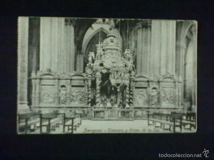 Postales: ZARAGOZA TRASCORO Y CRISTO DE LA SEO - Foto 1