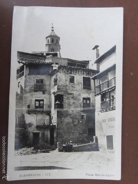 Postales: ALBARRACIN. PLAZA, BALCON TIPICO. - Foto 1