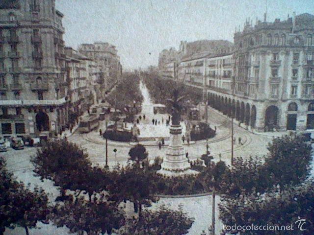 Postcards: plaza espa&ntilde;a arribas sin n&ordm;  circulada 1938 censura militar