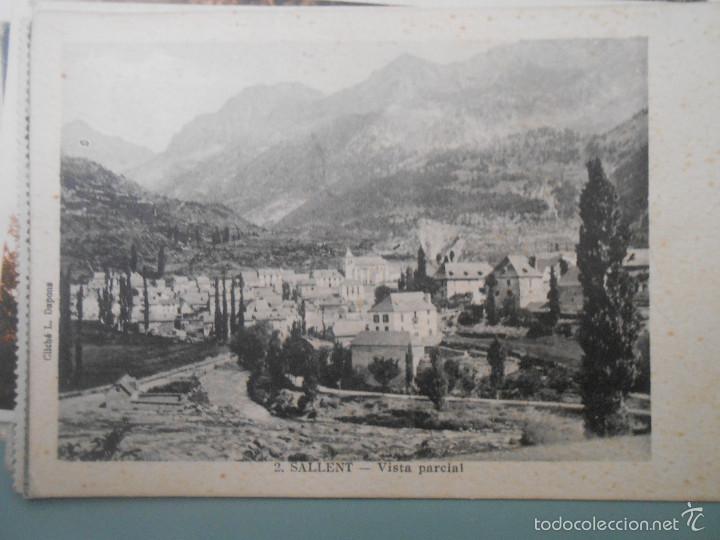 Postales: CIRCULADA 1917. SALLENT . HUESCA - Foto 1