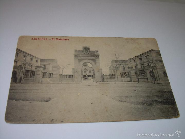 Postales: ANTIGUA POSTAL....ZARAGOZA....MATADERO. - Foto 2