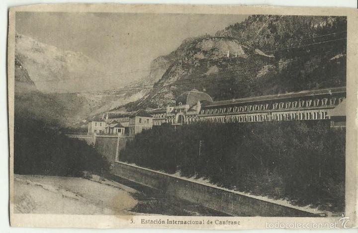 Postales: POSTAL ESTACI&Oacute;N INTERNACIONAL DE CANFRANC.