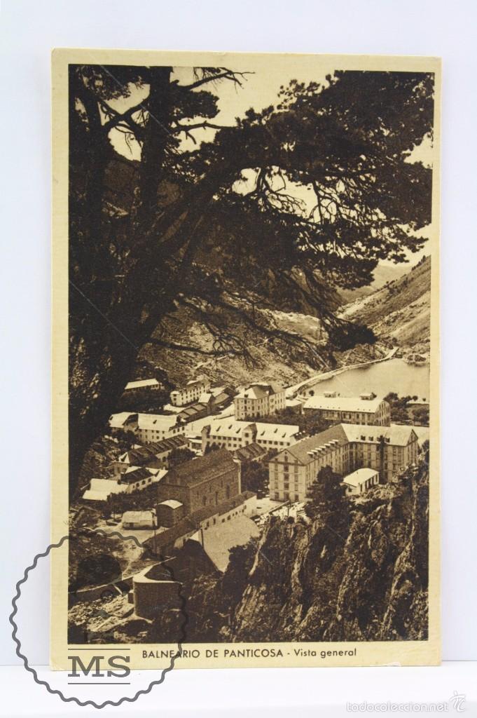 Postales: Antigua Postal - Balneario de Panticosa. Vista General - Circulada. A&ntilde;o 1943