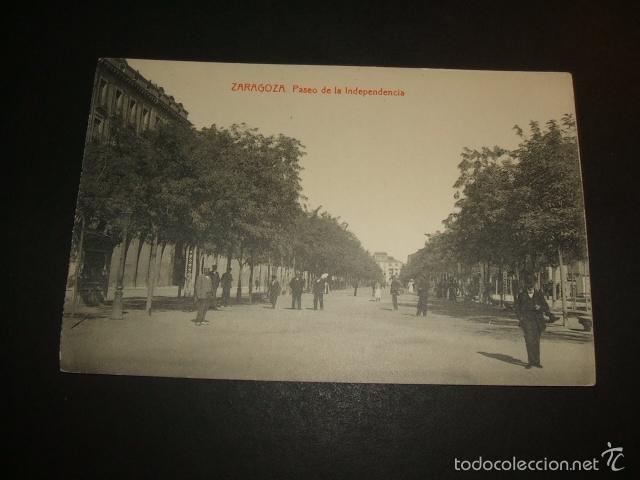 Postales: ZARAGOZA PASEO DE LA INDEPENDENCIA - Foto 1