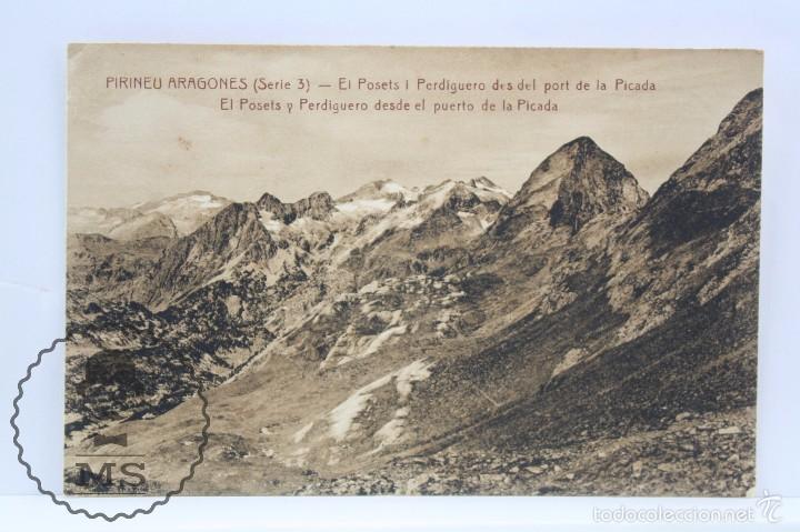 Postcards: Antigua Postal - Pirineu Aragon&eacute;s. Serie 3. El Posets y Perdiguero - Centre Excursionista Catalunya
