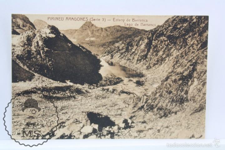 Postcards: Antigua Postal - Pirineu Aragon&eacute;s. Serie 3. Lago de Barrancs - Centre Excursionista Catalunya