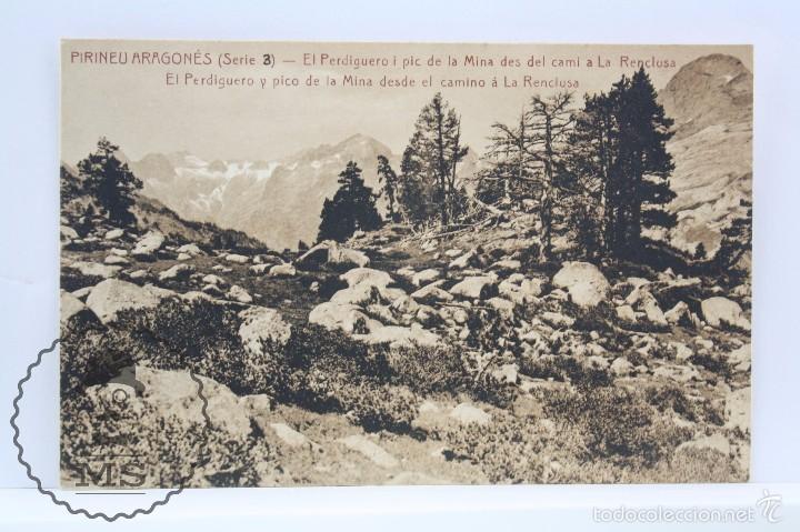 Postcards: Antigua Postal - Pirineu Aragon&eacute;s.Serie 3. El Perdiguero y Pico Mina -Centre Excursionista Catalunya