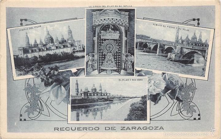 Postales: RECUERDO DE ZARAGOZA - Foto 1