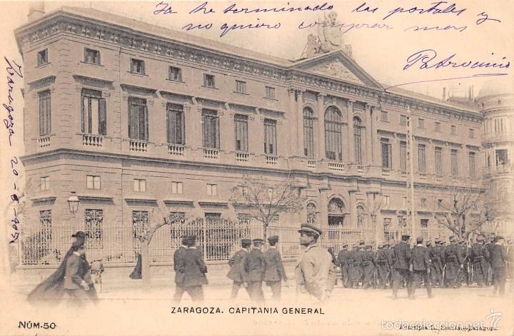 Postales: ZARAGOZA.- CAPITAN&Iacute;A GENERAL - Foto 1