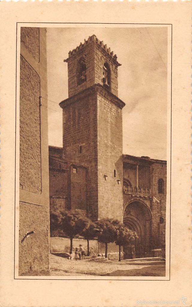 Postales: DAROCA (ZARAGOZA).- BAS&Iacute;LICA. PUERTA Y TORRE DEL PERD&Oacute;N. - Foto 1