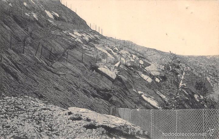 Postkarten: TORRENTE ESTIVIELLAS. REDES MET&Aacute;LICAS PARA FIJACI&Oacute;N DE LA NIEVE