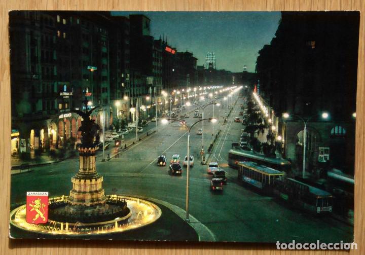 Postales: ZARAGOZA - PLAZA DE ESPA&Ntilde;A - Foto 1