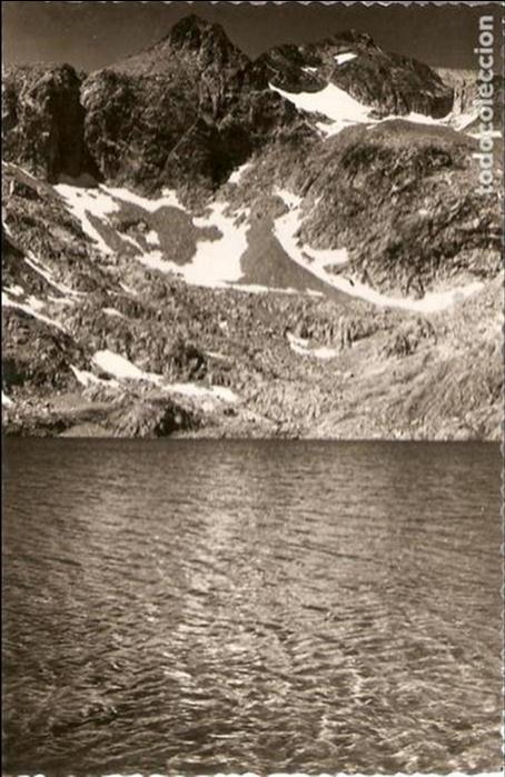 Postales: POSTAL, BALNEARIO DE PANTICOSA, LAGOS AZULES Y MACIZO DEL INFIERNO, CIRCULADA