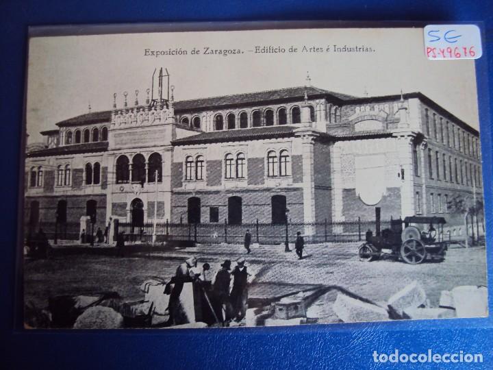 Postcards: (PS-49676)POSTAL EXPOSICION DE ZARAGOZA-EDIFICIO DE ARTES E INDUSTRIAS