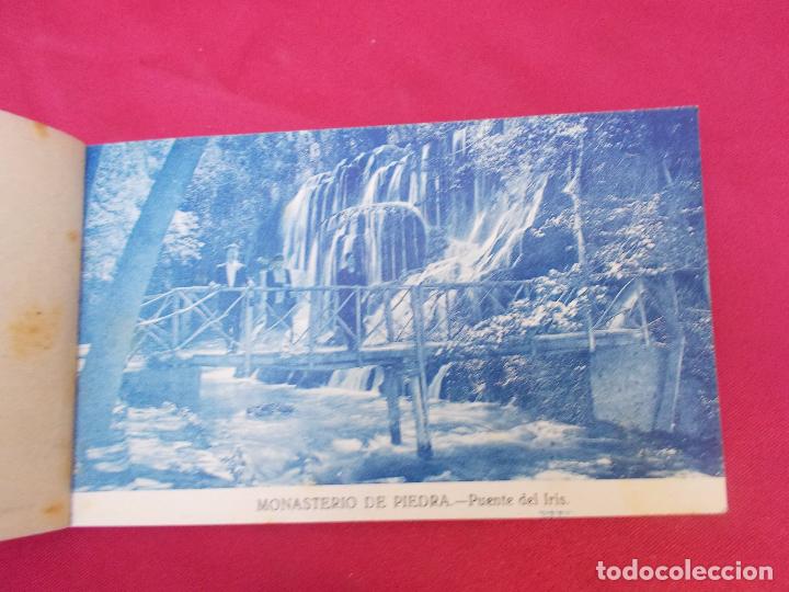 Postales: BLOCK. RECUERDO DEL MONASTERIO DE PIEDRA. 20 POSTALES. - Foto 5