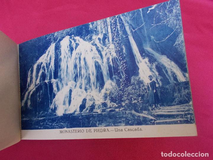 Postales: BLOCK. RECUERDO DEL MONASTERIO DE PIEDRA. 20 POSTALES. - Foto 8