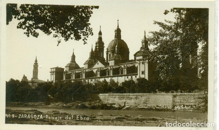 Postales: ZARAGOZZA. PAISAJE DEL EBRO. HACIA 1920. RARA EDICI&Oacute;N.