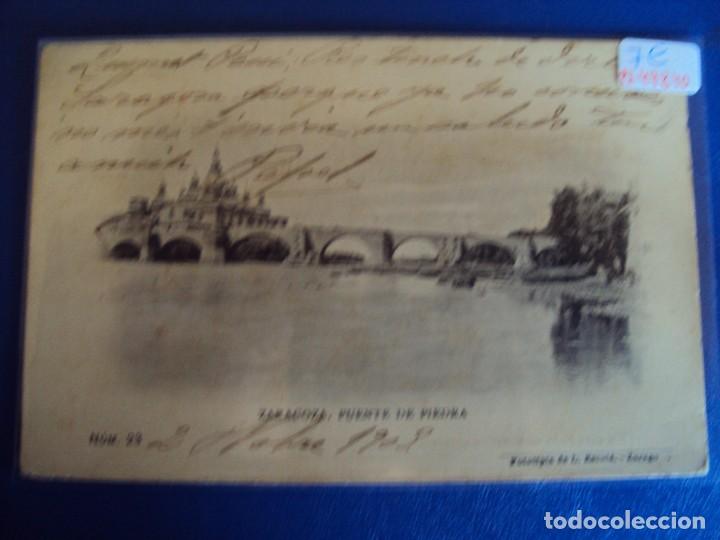 Postales: (PS-49840)POSTAL DE ZARAGOZA-PUENTE DE PIEDRA.FOTOTIPIA L.ESCOLA